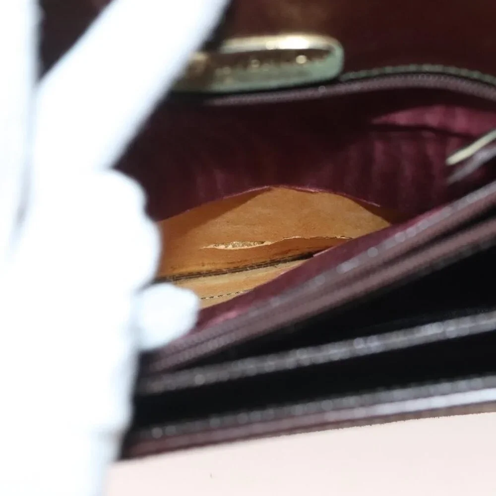 Authentic GIVENCHY Shoulder Bag Suede Brown Gold - Picture 4 of 16